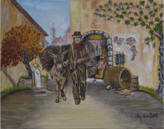 Autunno(la vendemmia) - 50x40 - olio su tela - 2009