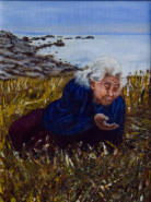 Contadina coreana - 30x40 - olio su tela - 2008